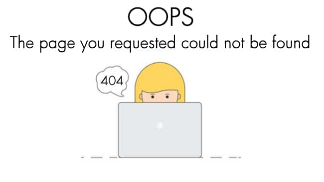 Custom 404 Page Example