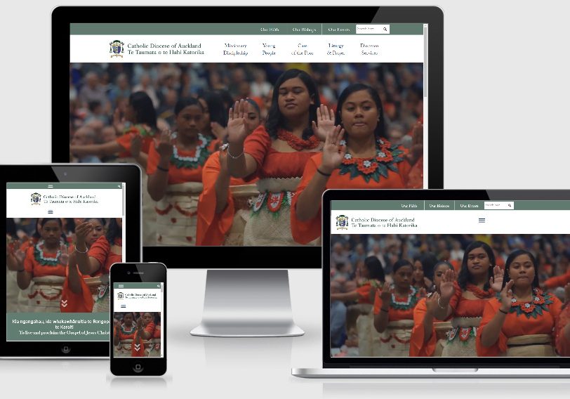 Catholic Website- Website Design in Auckland for Charities